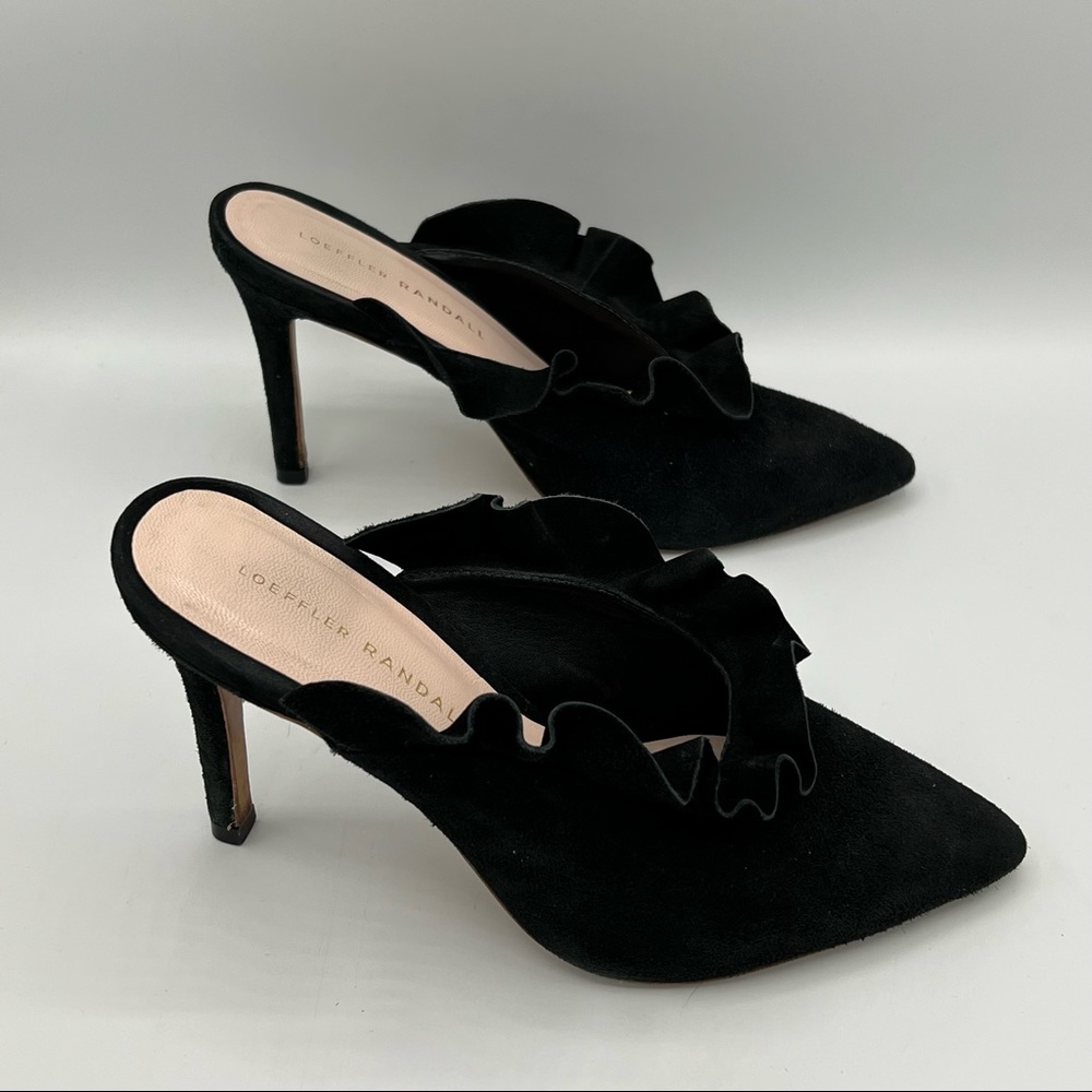 loeffler randall langley mule in black suede - Picture 11 of 15